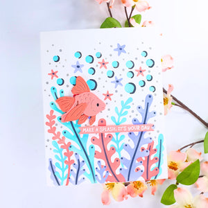 Underwater Bloom - Stencil of the Month