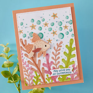 Underwater Bloom - Stencil of the Month