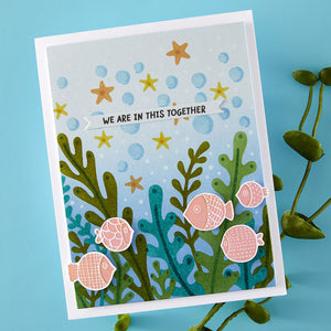 Underwater Bloom - Stencil of the Month