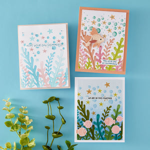 Underwater Bloom - Stencil of the Month