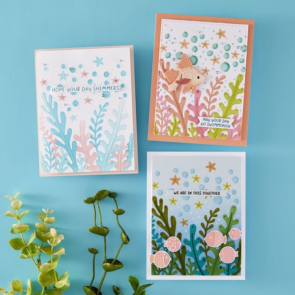 Underwater Bloom - Stencil of the Month