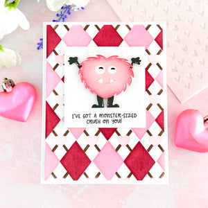Two Way Heart - Stencil of the Month
