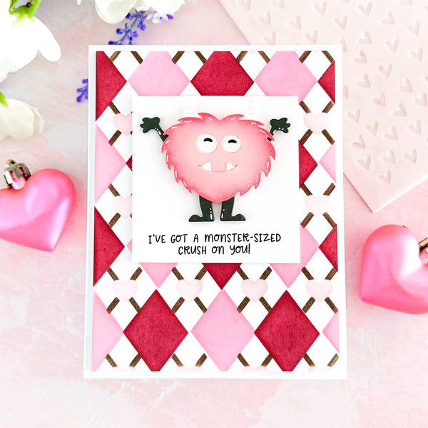 Two Way Heart - Stencil of the Month