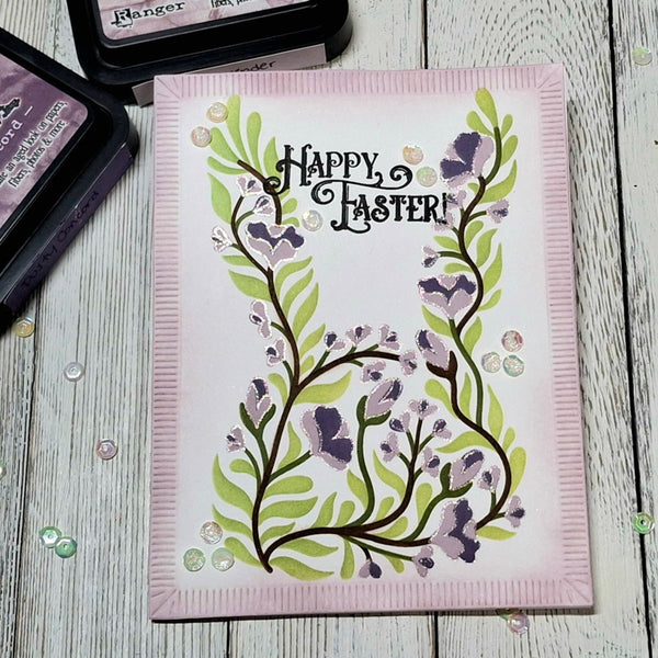 Botanical Bunny - Stencil of the Month