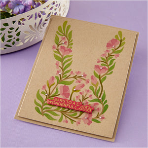 Botanical Bunny - Stencil of the Month