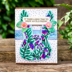 Botanical Bunny - Stencil of the Month