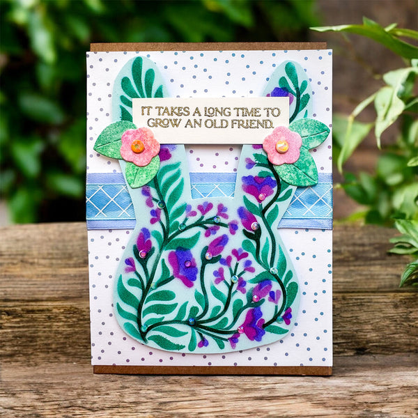 Botanical Bunny - Stencil of the Month