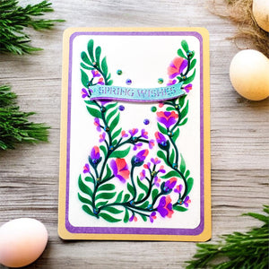 Botanical Bunny - Stencil of the Month