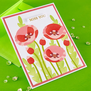 Poppy Perfection - Stencil of the Month