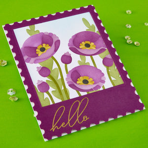 Poppy Perfection - Stencil of the Month