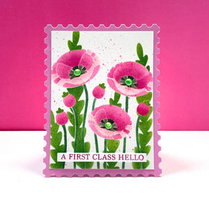 Poppy Perfection - Stencil of the Month