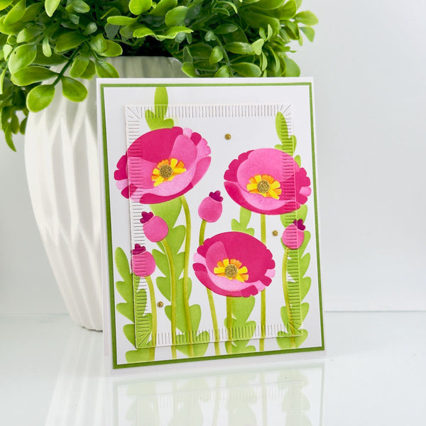 Poppy Perfection - Stencil of the Month