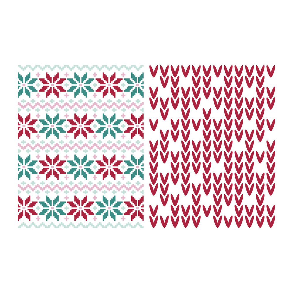 Warm & Woven - Stencil of the Month