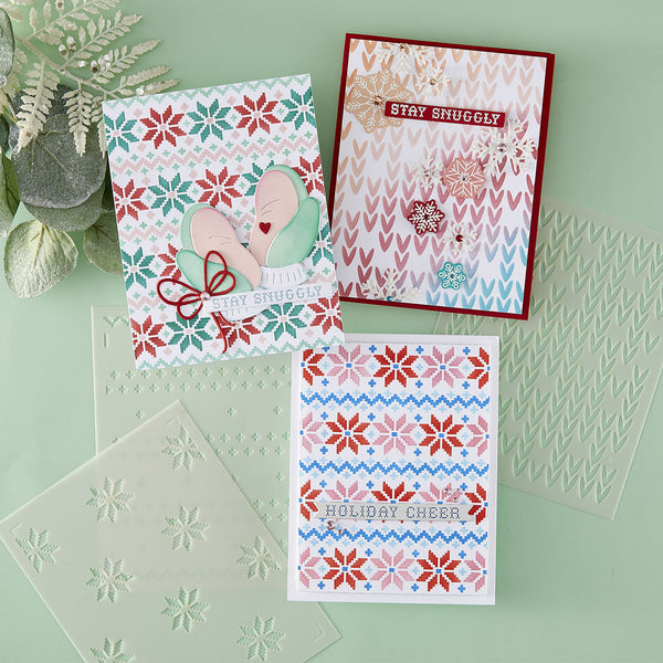 Warm & Woven - Stencil of the Month
