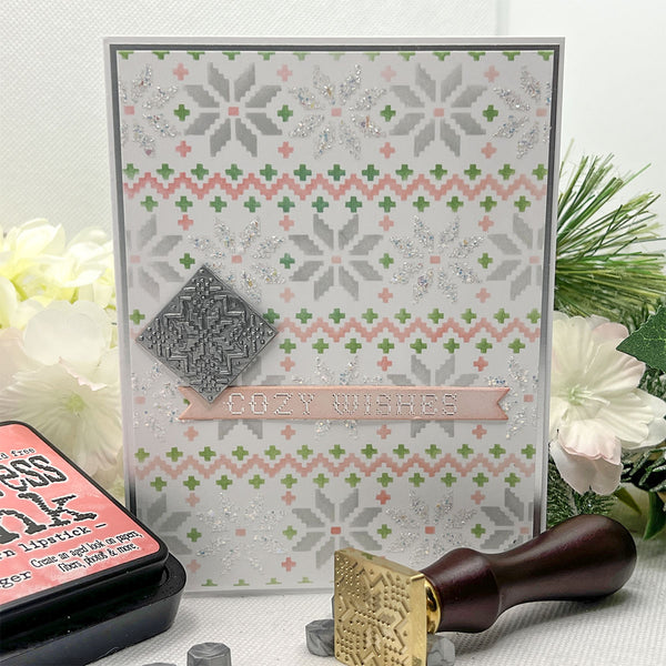 Warm & Woven - Stencil of the Month