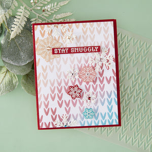 Warm & Woven - Stencil of the Month