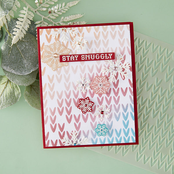 Warm & Woven - Stencil of the Month