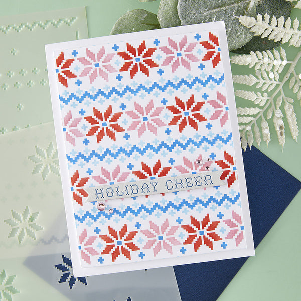 Warm & Woven - Stencil of the Month