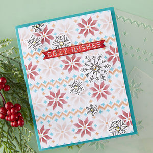 Warm & Woven - Stencil of the Month