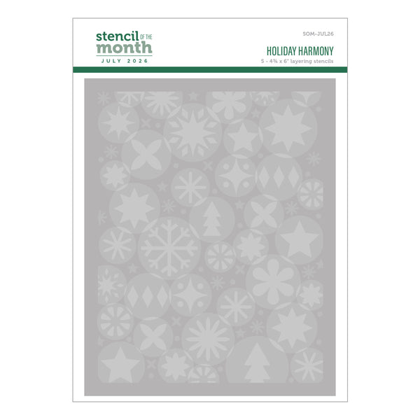 Holiday Harmony - Stencil of the Month