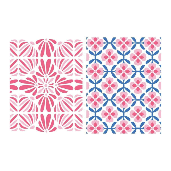 Mosaic & Quilted Memories -  Stencil of the Month