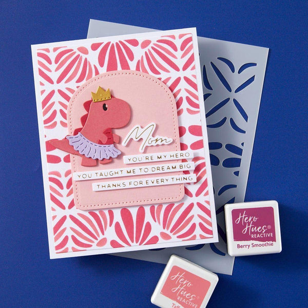 Mosaic & Quilted Memories -  Stencil of the Month