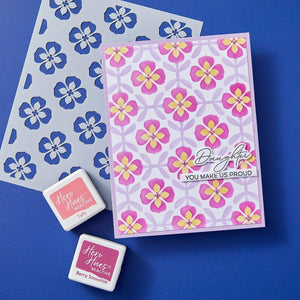 Mosaic & Quilted Memories -  Stencil of the Month