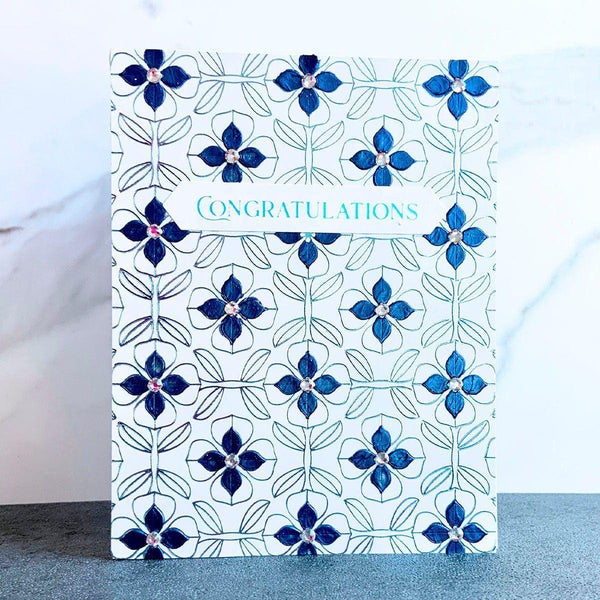 Mosaic & Quilted Memories -  Stencil of the Month