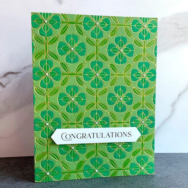 Mosaic & Quilted Memories -  Stencil of the Month