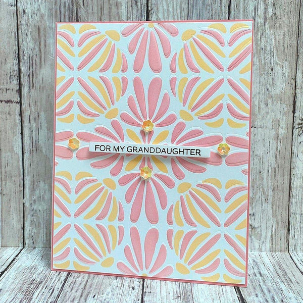 Mosaic & Quilted Memories -  Stencil of the Month