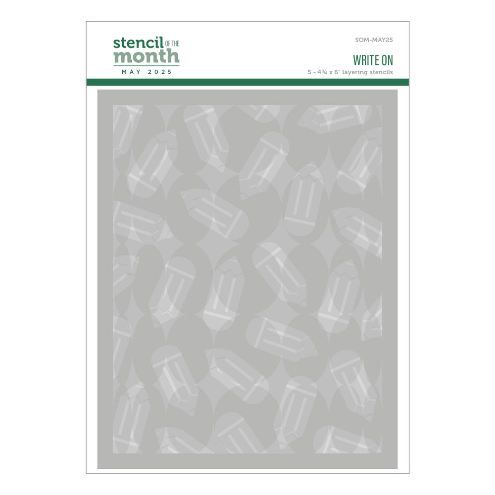 Write On - Stencil of the Month