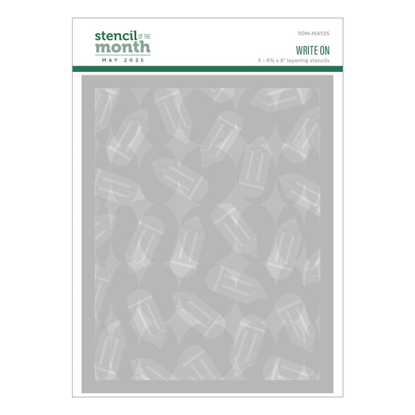Write On - Stencil of the Month