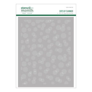 Dots of Summer - Stencil of the Month