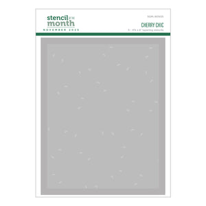 Cherry Chic - Stencil of the Month