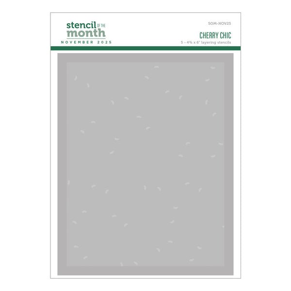 Cherry Chic - Stencil of the Month
