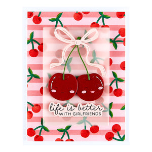 Cherry Chic - Stencil of the Month
