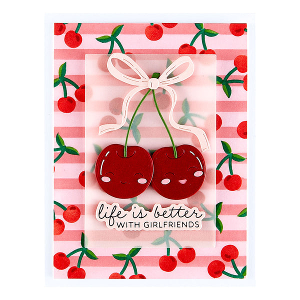 Cherry Chic - Stencil of the Month