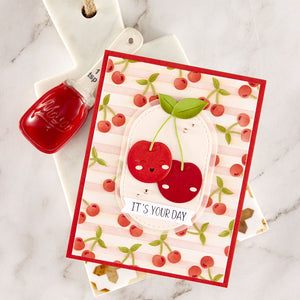Cherry Chic - Stencil of the Month