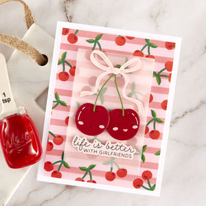 Cherry Chic - Stencil of the Month
