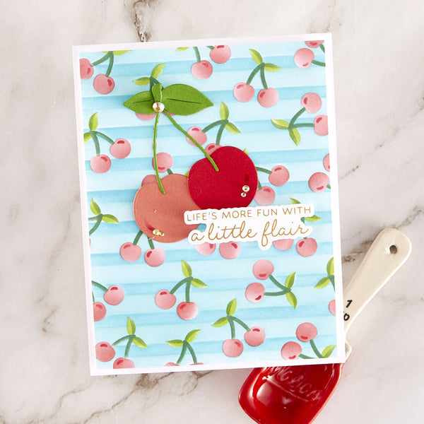 Cherry Chic - Stencil of the Month