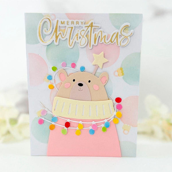 Baubles & Festive Background- Stencil of the Month