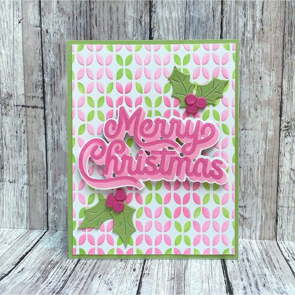 Baubles & Festive Background- Stencil of the Month
