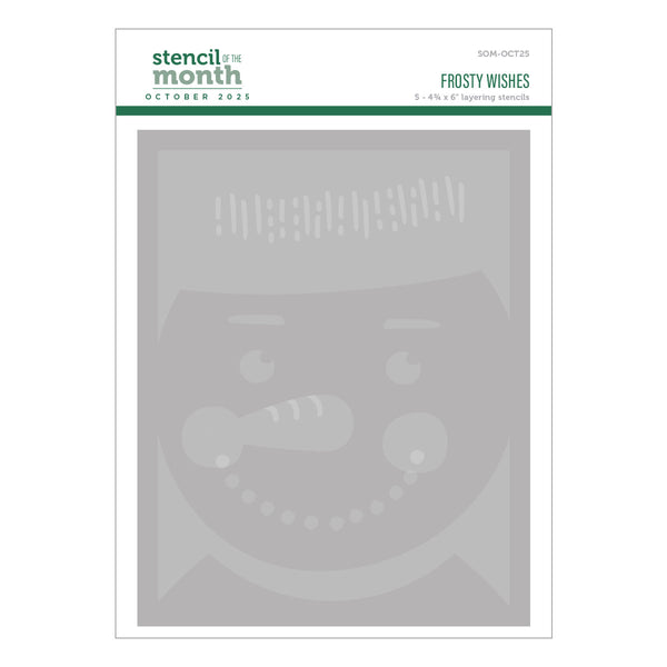 Frosty Wishes - Stencil of the Month