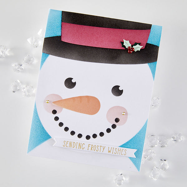 Frosty Wishes - Stencil of the Month