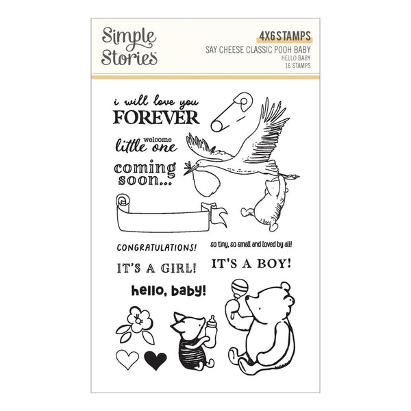 Hello Baby Stamp & Die Bundle with Simple Stories
