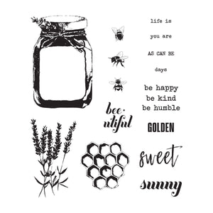 Simple Stories Simple Vintage Lavender Fields Clear Stamp Set