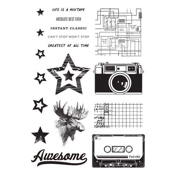 Rustic Legend Icons Stamp & Die Bundle with Simple Stories
