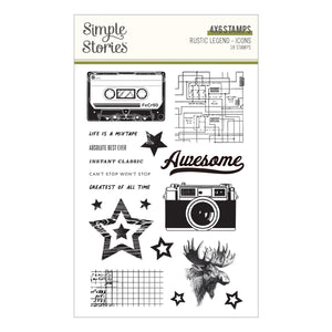 Rustic Legend Icons Stamp & Die Bundle with Simple Stories