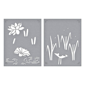 Lily Pad Stencil