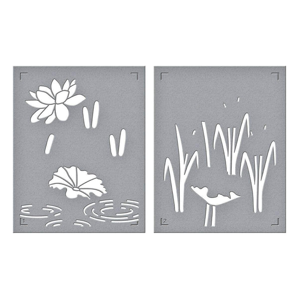 Lily Pad Stencil